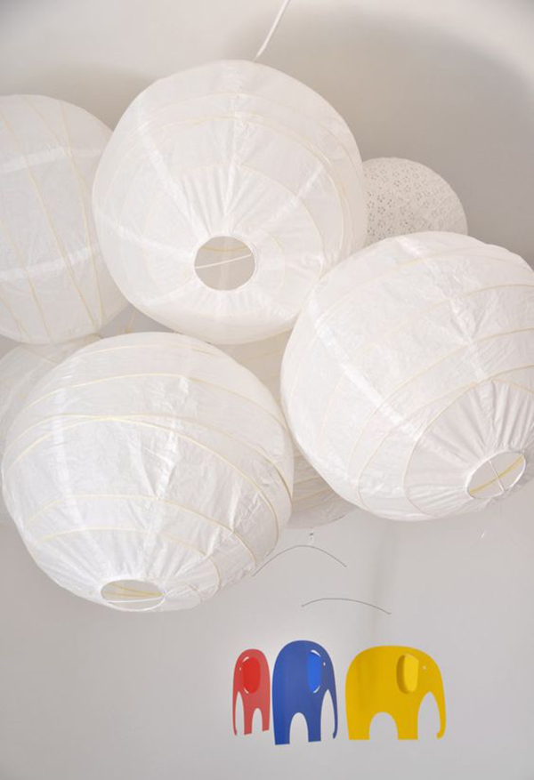 幼儿园的元宵灯作业，一个白灯笼就能搞定，又妙又简单