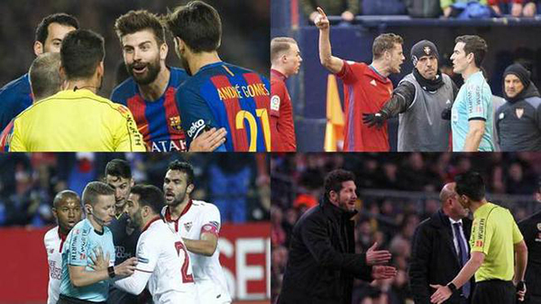 西甲裁判才是足坛大笑话，西班牙足协的裁判管理都难比中超