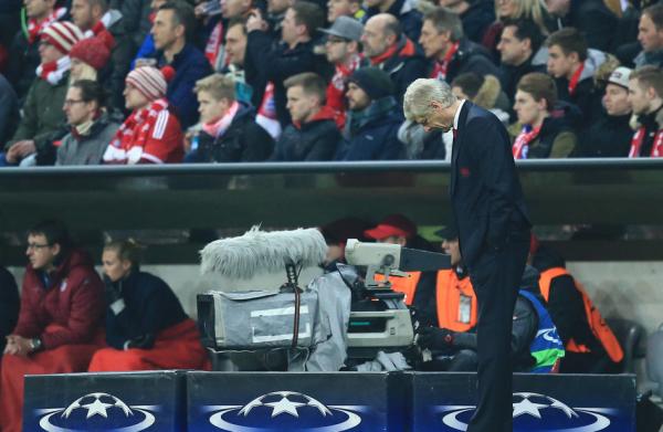 1比5惨负拜仁！阿森纳还是逃不了“欧冠16郎”的命