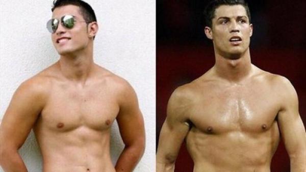 这些广告都是C罗拍的吗，原来他还有个御用替身