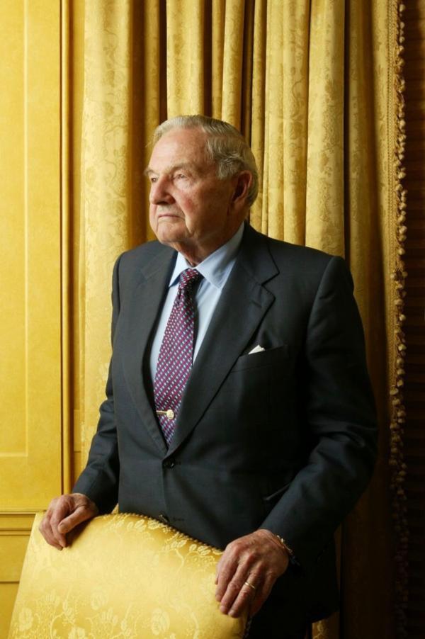 石油大亨洛克菲勒最后一个孙子、101岁大卫·洛克菲勒去世