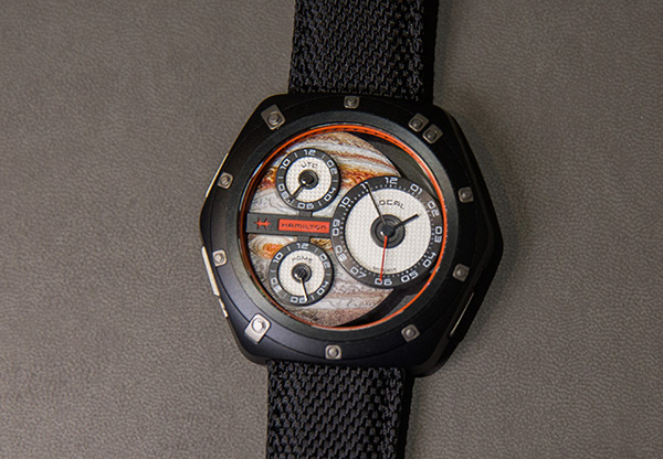 新表试戴|汉米尔顿把一整艘太空船的炫酷都集中到了这只表上