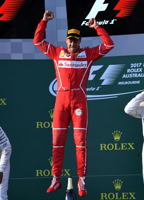 时隔18个月！法拉利再夺F1分站冠军，维特尔力压汉密尔顿