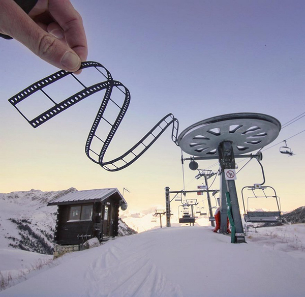 趣看｜爱剪纸的摄影师，幽默感不会太差