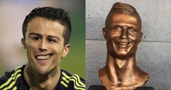 C罗新铜像丑爆引全欧吐槽：就差把葡萄牙改名为“C罗国”了