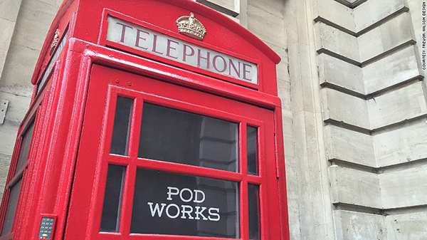共享经济下的英国红色电话亭
