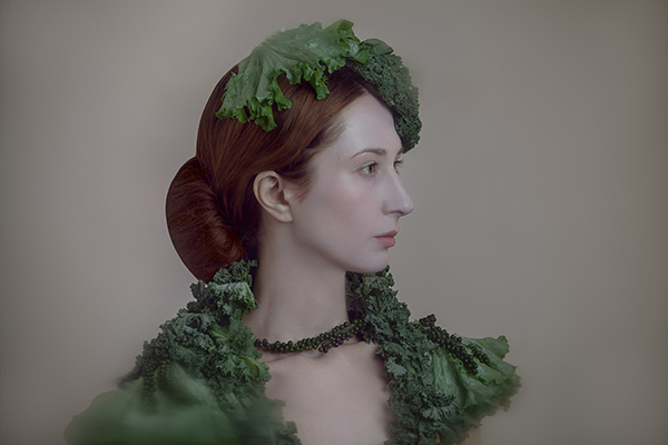 趣看｜食物穿搭秀颜值，自拍玩出古典范