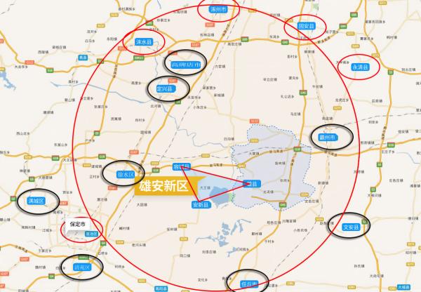 一天九县市形成限购包围圈：雄安新区周边楼市交易“速冻”