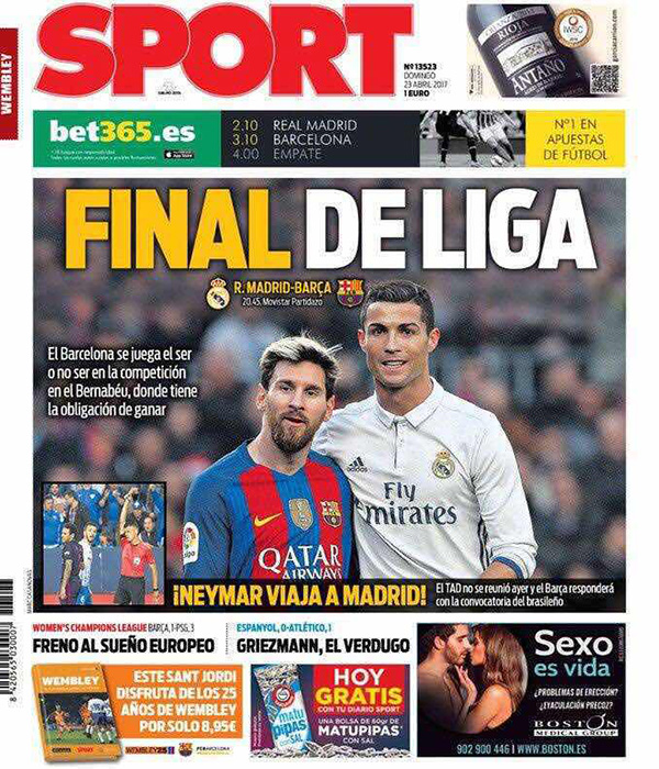 这场国家德比将左右西甲归属，恩里克：这是最后的决赛