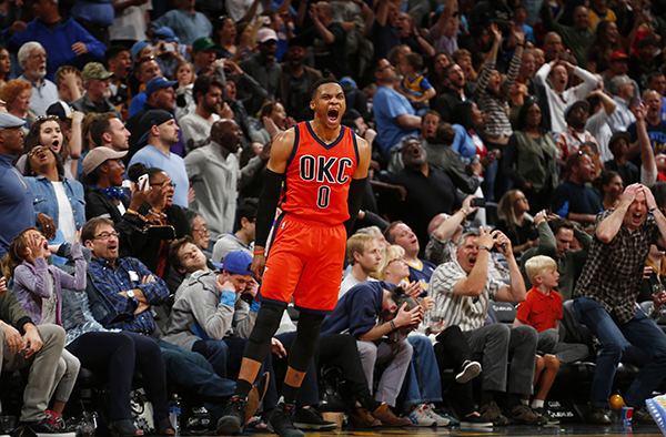 感谢你威少，献给我们一个名垂青史的逆天赛季