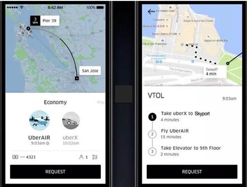视频｜Uber说6年内推出飞行出租车：可一键呼叫垂直升降