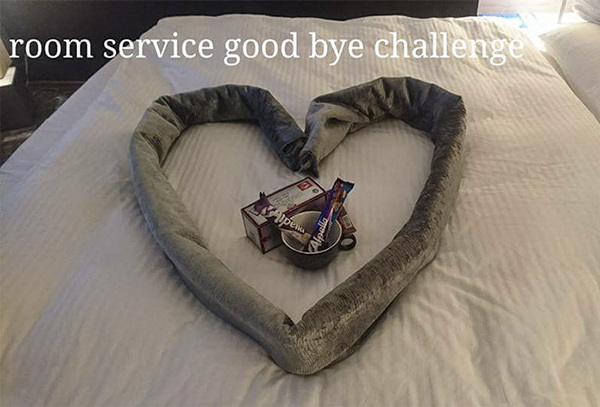 趣看｜脑洞拉力赛：当客房服务遭遇住客花式挑战