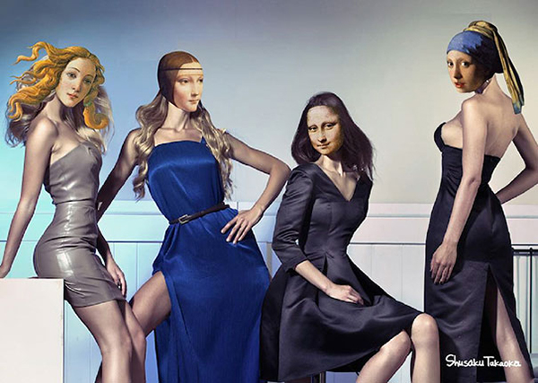 趣看｜碰撞艺术：世界名画融入现代都会生活