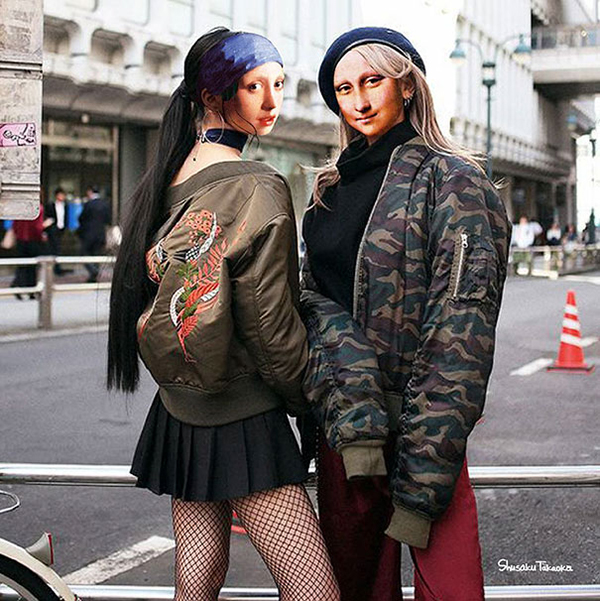 趣看｜碰撞艺术：世界名画融入现代都会生活