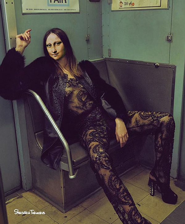 趣看｜碰撞艺术：世界名画融入现代都会生活