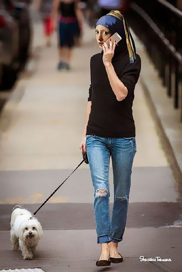 趣看｜碰撞艺术：世界名画融入现代都会生活