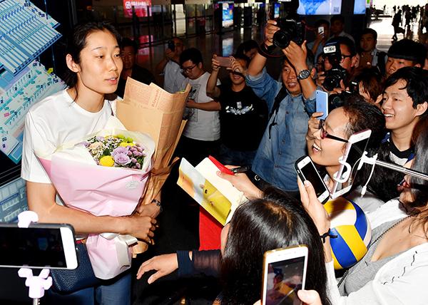 朱婷回到河南备战全运会：大家不用担心我的体能了