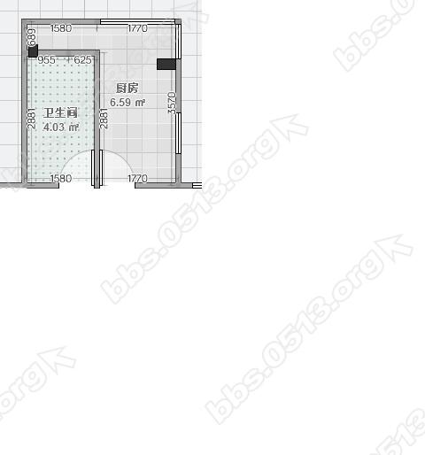 原厨房卫生间的结构