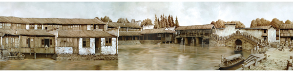 看展览｜200米油画长卷再现上世纪江南市井中的三百六十行