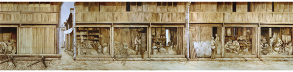 看展览｜200米油画长卷再现上世纪江南市井中的三百六十行