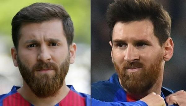 梅西新替身有着落了！因为太像，这个伊朗小伙被请进警察局