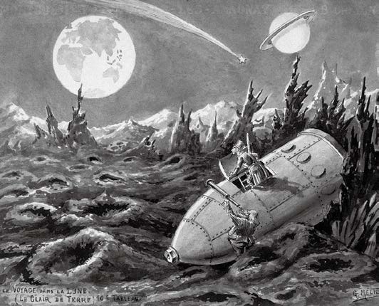 老电影中的宇宙飞船