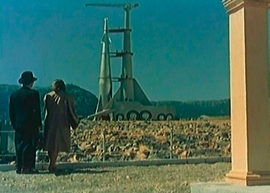 老电影中的宇宙飞船