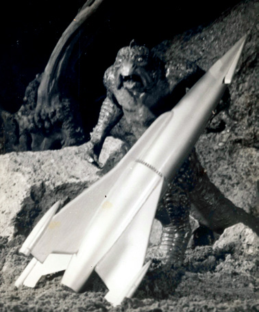 老电影中的宇宙飞船