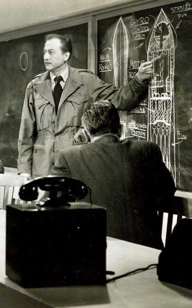 老电影中的宇宙飞船