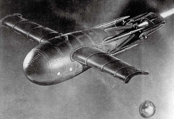 老电影中的宇宙飞船