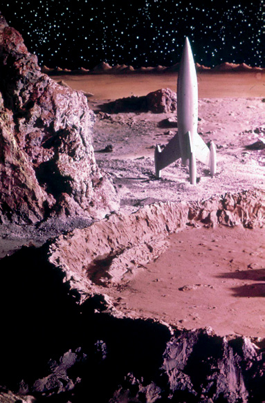 老电影中的宇宙飞船