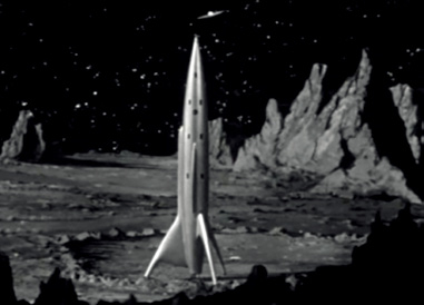 老电影中的宇宙飞船