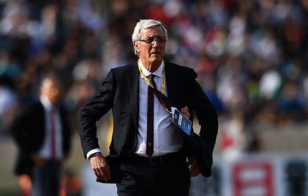 对话里皮：国足能和任何亚洲球队对抗，我向球员传递了平静