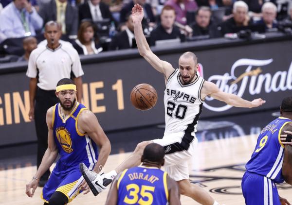 勇士4比0横扫马刺挺进总决赛！这会是吉诺比利的生涯绝唱吗