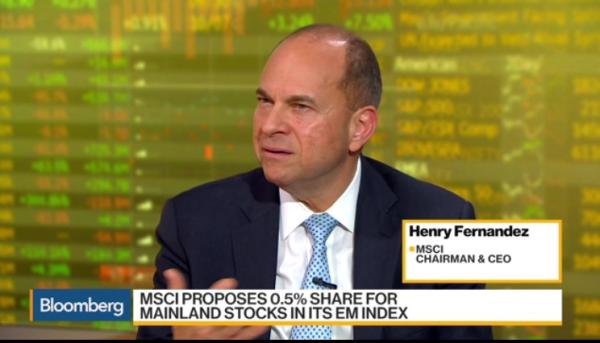 明晟公司CEO：把A股纳入新兴市场指数，需解决的问题很多