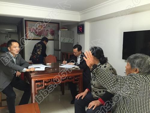 市委组织部走访村民