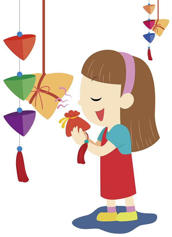 端午给孩子戴五色线，中药香囊安全驱蚊