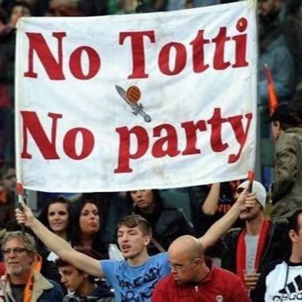 托蒂离开罗马是被逼无奈，这场催泪告别战更像是王子的葬礼