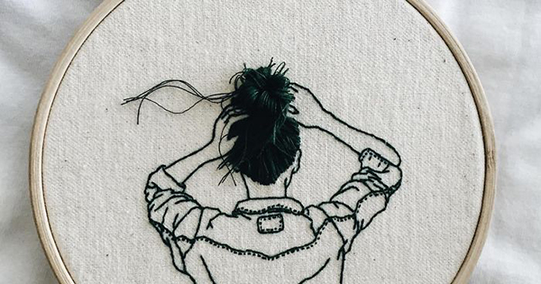 趣看｜用刺绣勾勒日常，这位超模有点帅