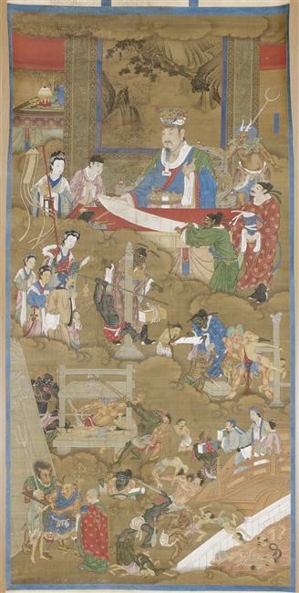 讲座︱法国汉学家戴文琛：十王画里的唐太宗入冥和郗氏变蟒