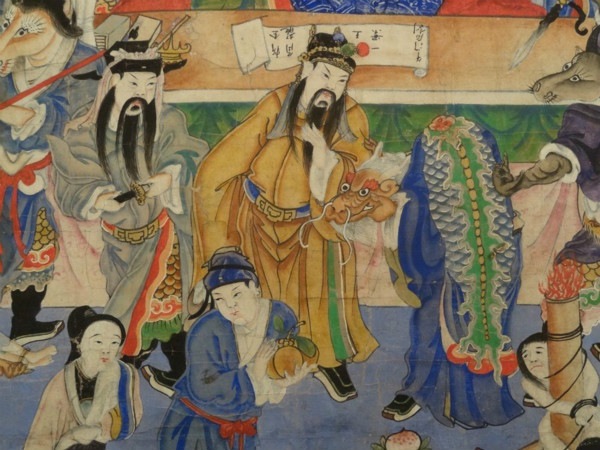 讲座︱法国汉学家戴文琛：十王画里的唐太宗入冥和郗氏变蟒