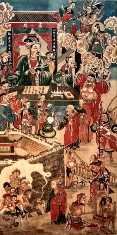 讲座︱法国汉学家戴文琛：十王画里的唐太宗入冥和郗氏变蟒