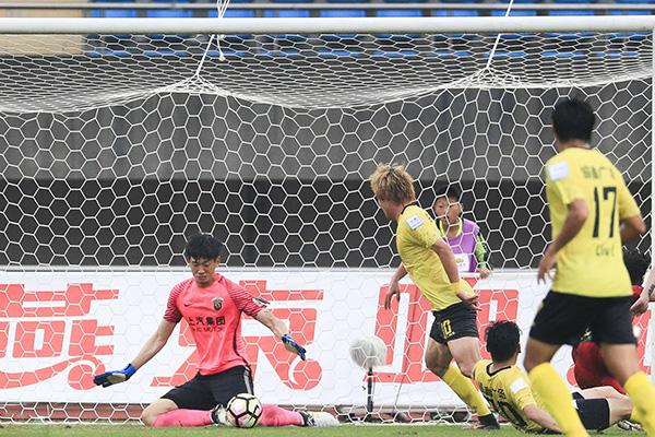 中乙队洞穿上港国门15次！没有外援，难道中超中乙一个水平