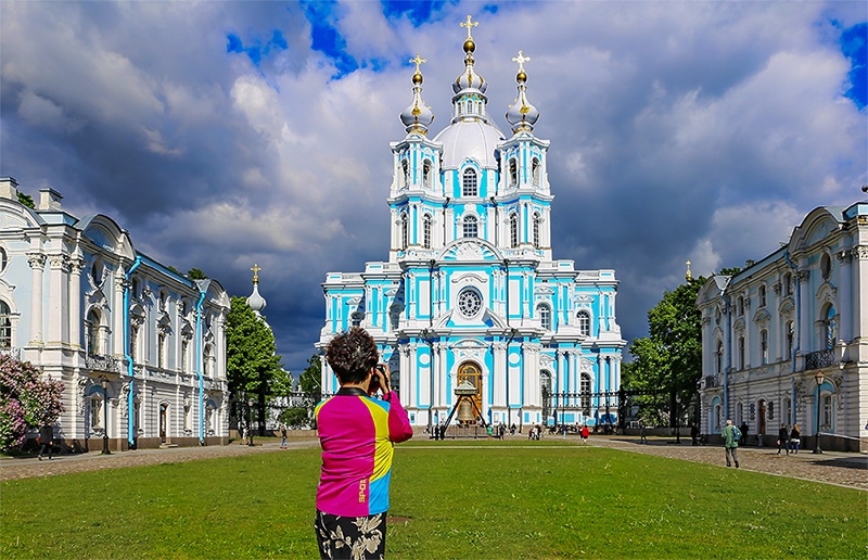 俄罗斯的斯莫尔尼教堂