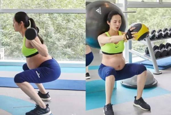 明星孕期举哑铃跳热舞，专家：产前适当运动能助产