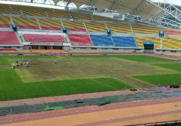 明星演唱会再度损毁球场草皮，这次轮到黑龙江球迷“哭了”