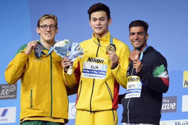 霍顿无缘200米自由泳决赛！他连和孙杨较量的机会都没有