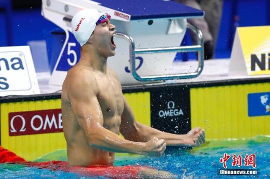 孙杨将参加今日的男子4X100米混合泳接力预赛