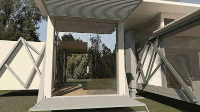 趣看｜10分钟折叠如汽车人变身，黑科技打造移动住宅新体验