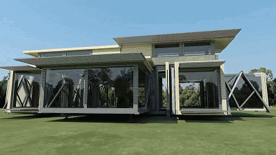 趣看｜10分钟折叠如汽车人变身，黑科技打造移动住宅新体验